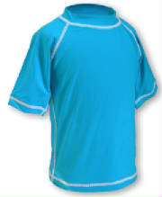 AQUA SHORT SLEEVE, SIZES 8 - 10 - 12